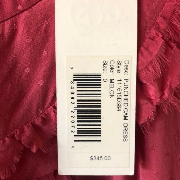 Rebecca Taylor Punched Cami Dress 0 NWT - Picture 3 of 6